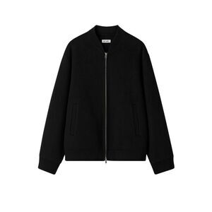 Soft Goat Men Zip-Up Bomber Jacket